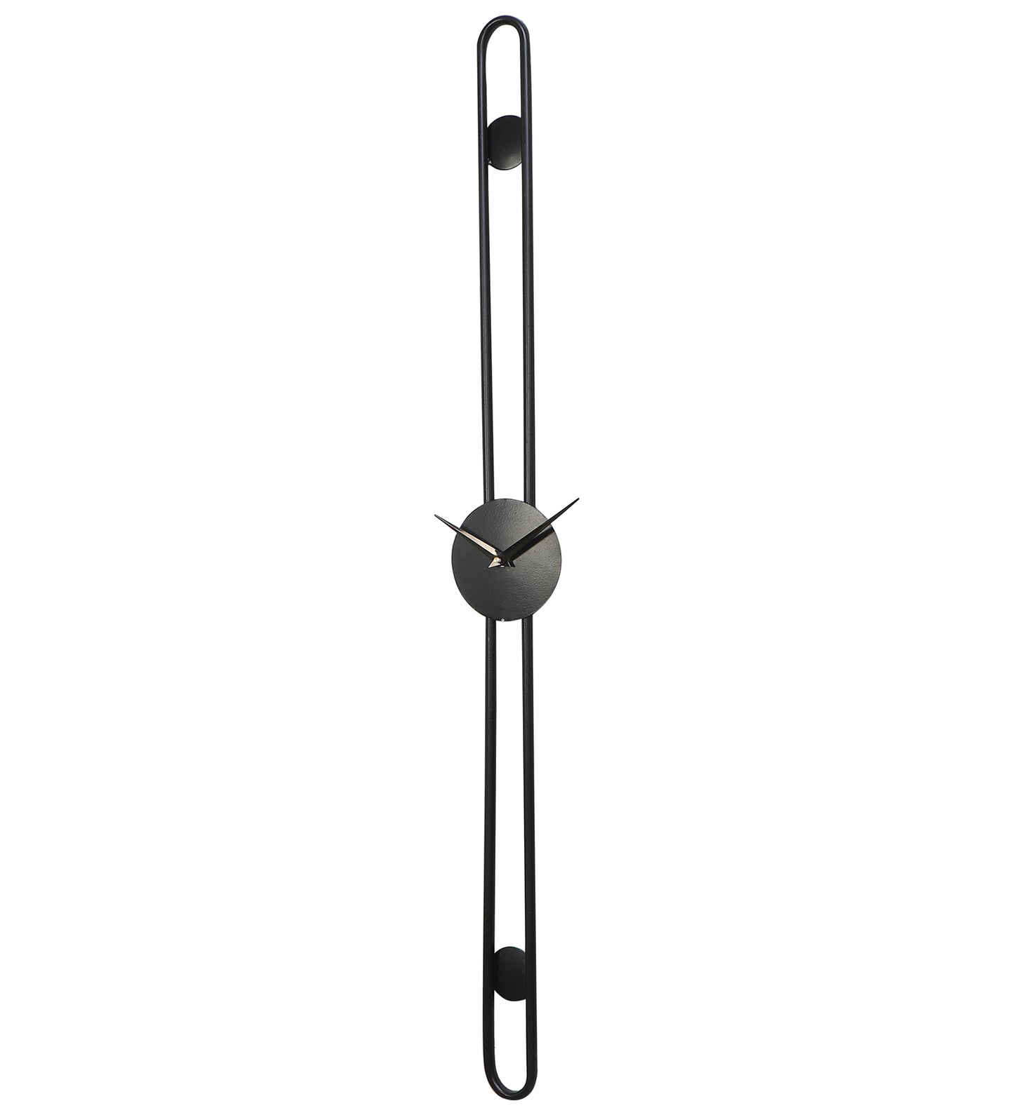 Black Long Pipe Clock
