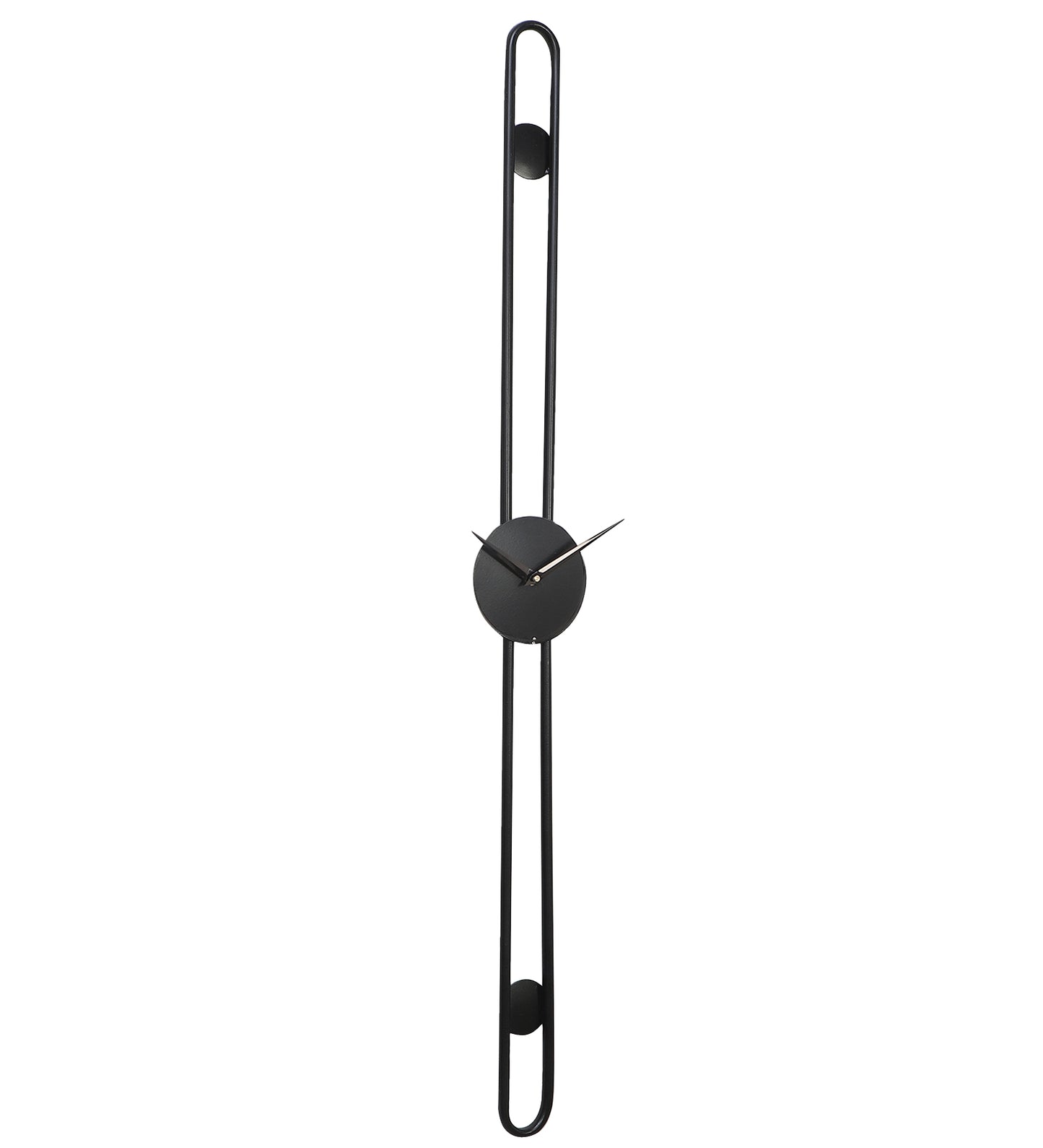 Black Long Pipe Clock