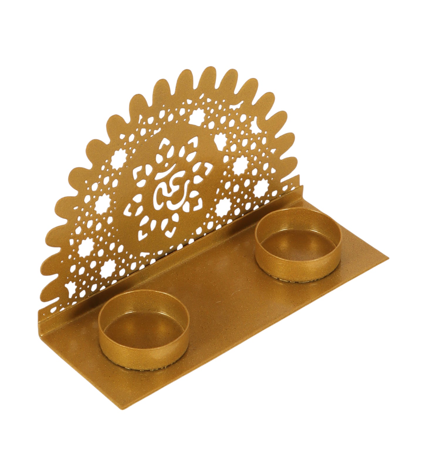Om Metal Tealight Holder Single
