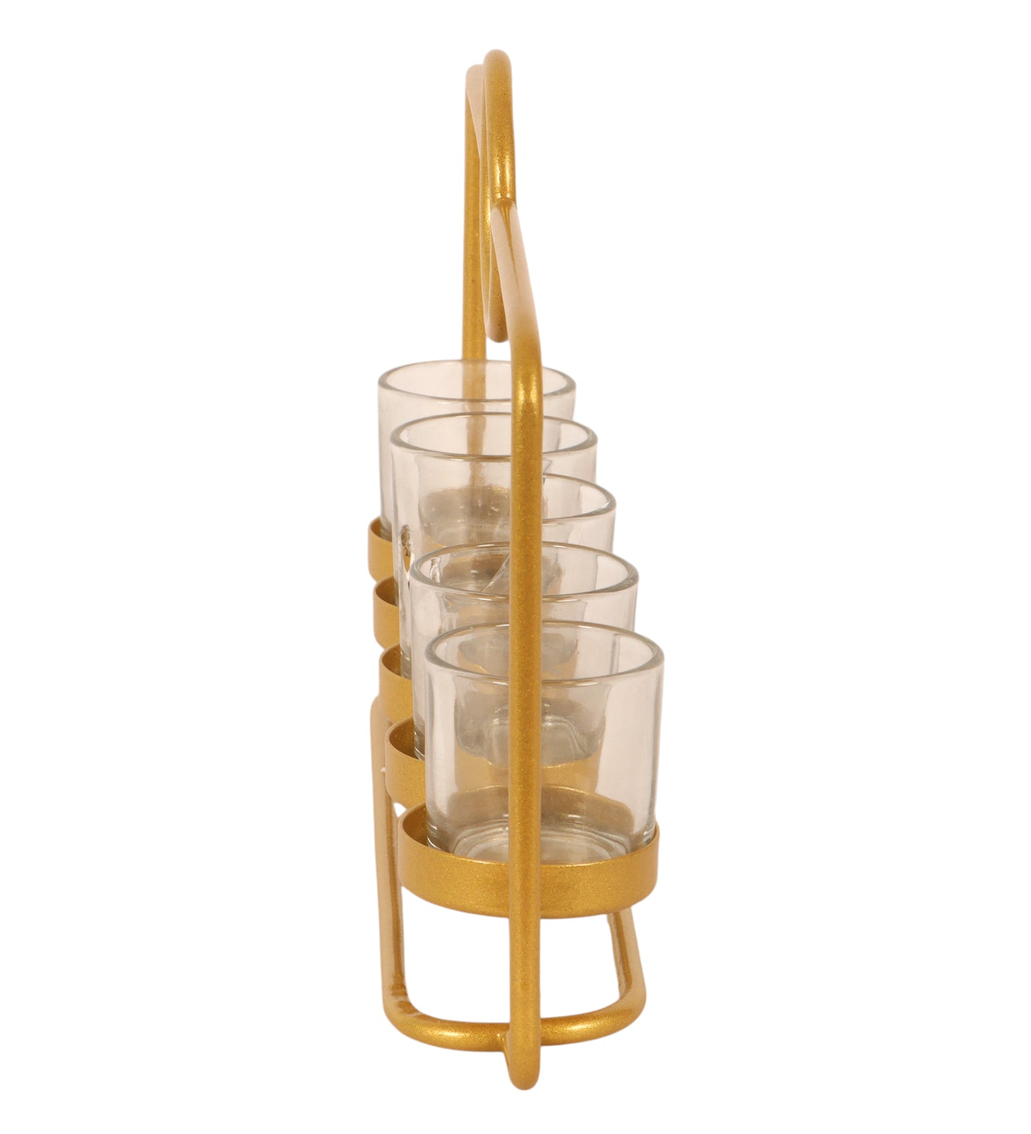 Metal & Glass Rectangular Tealight Holder