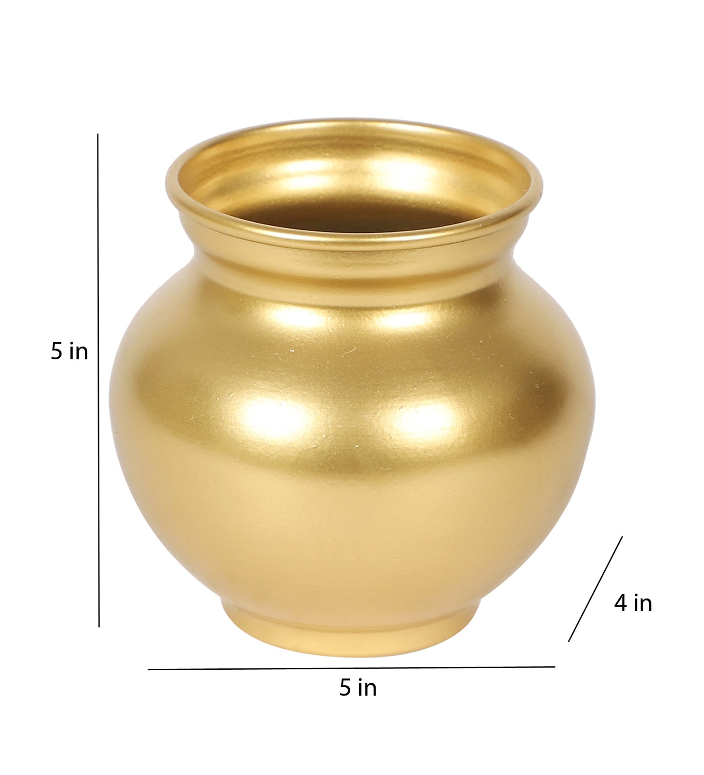 Matki Shape Metal Planter