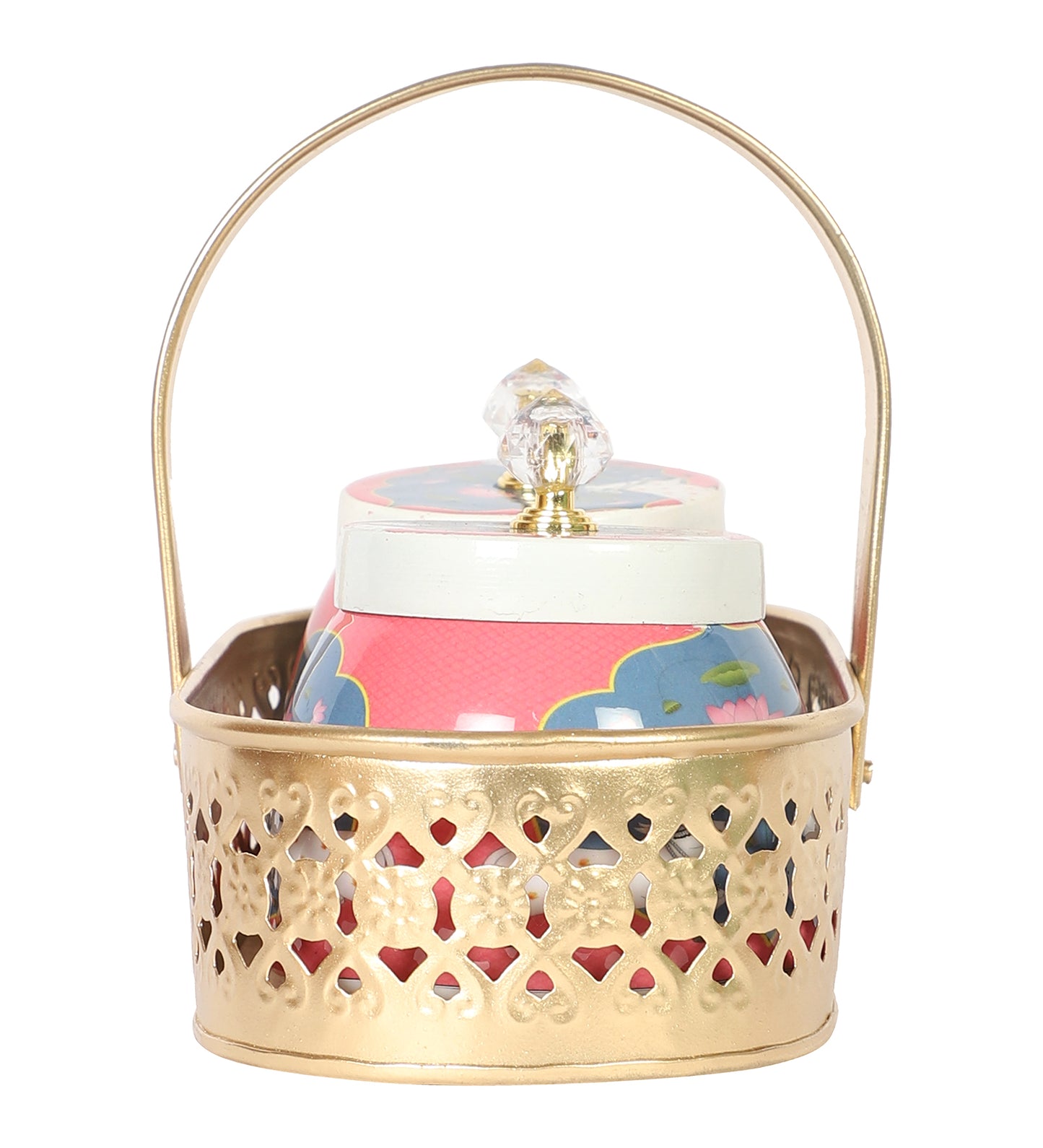White Cow Print Jars basket Set of 3