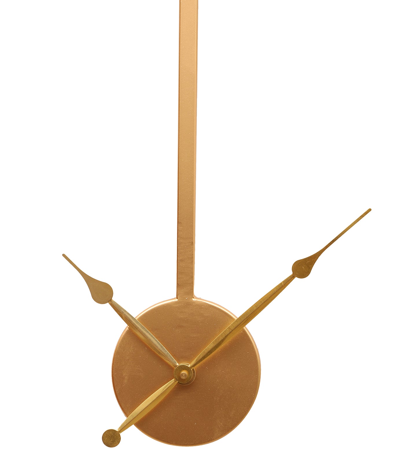Gold Half Ring Clock