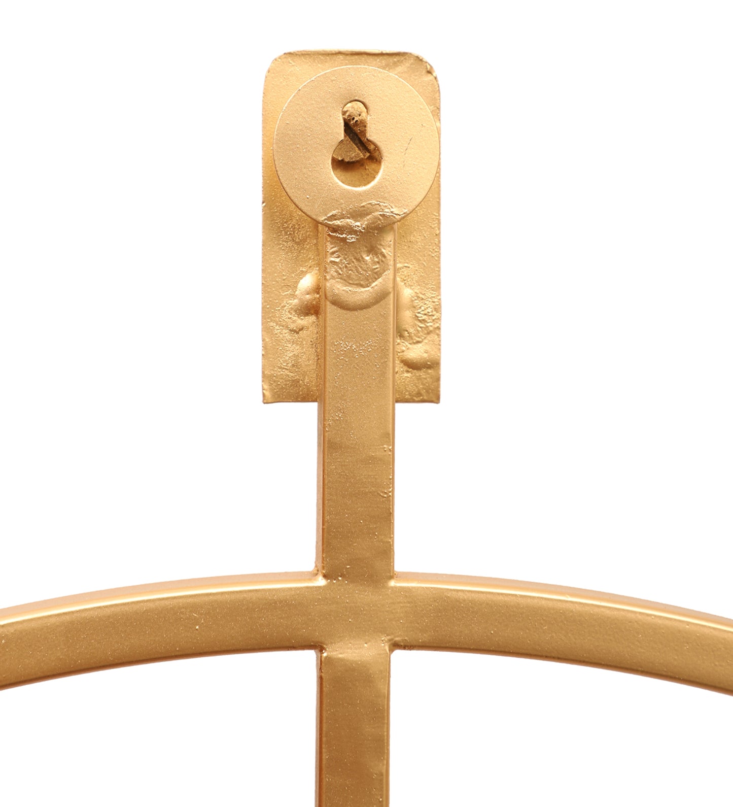 Gold Half Ring Clock
