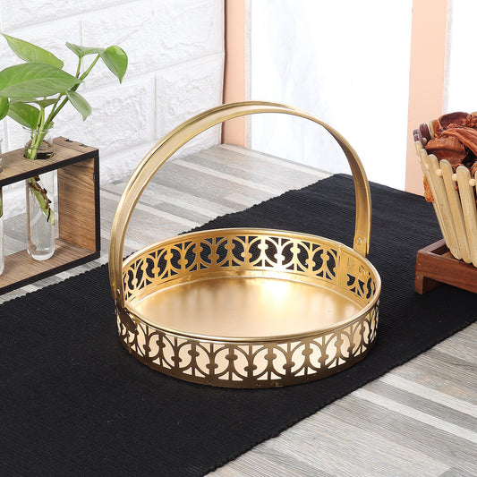 Round Gift Basket