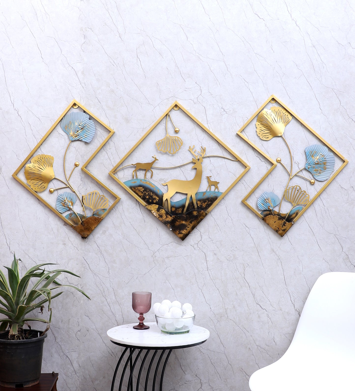Deer Wall Art Set of 3