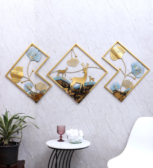 Deer Wall Art Set of 3