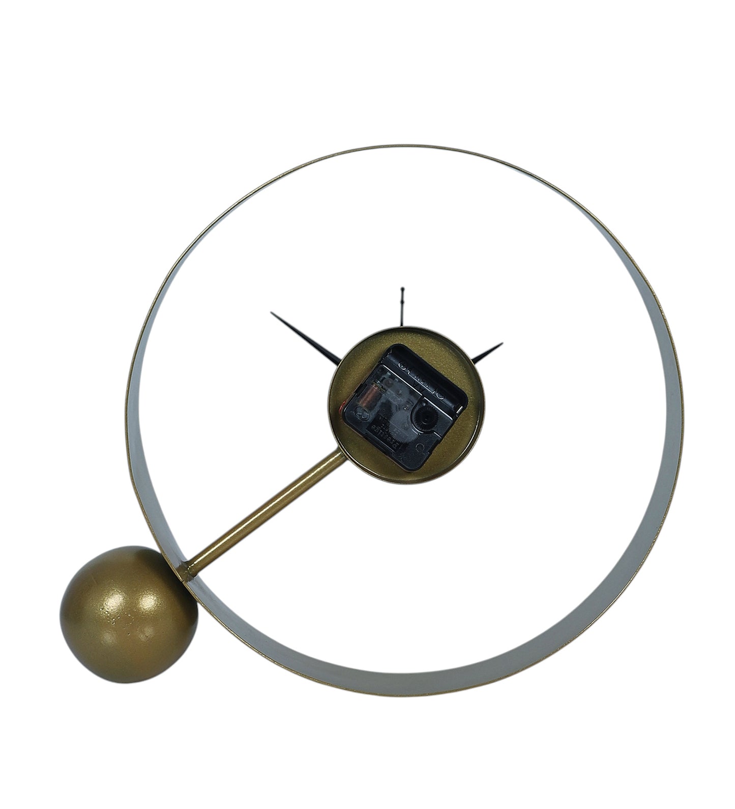 Gold Round Ball Table Clock