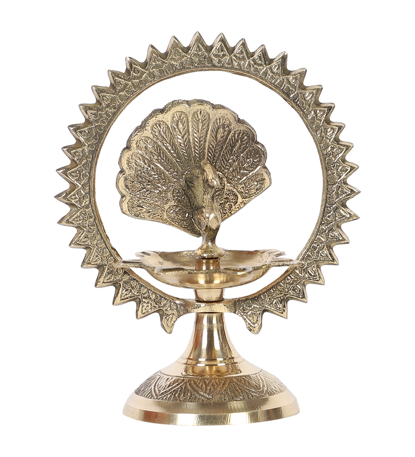 Peacock Brass Kerela Deepak Set of 2