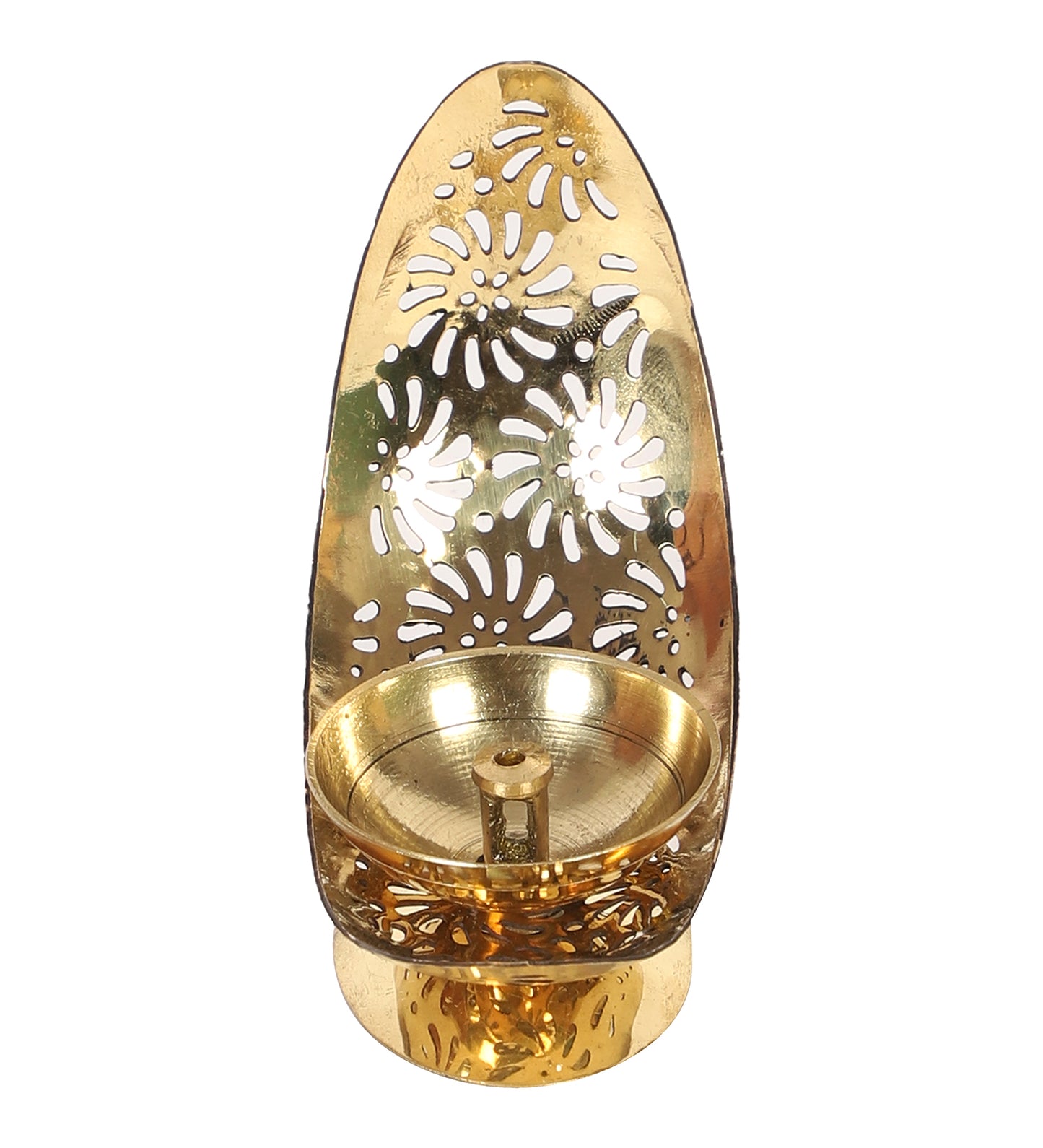 Moon Shape Brass Akhand Dia