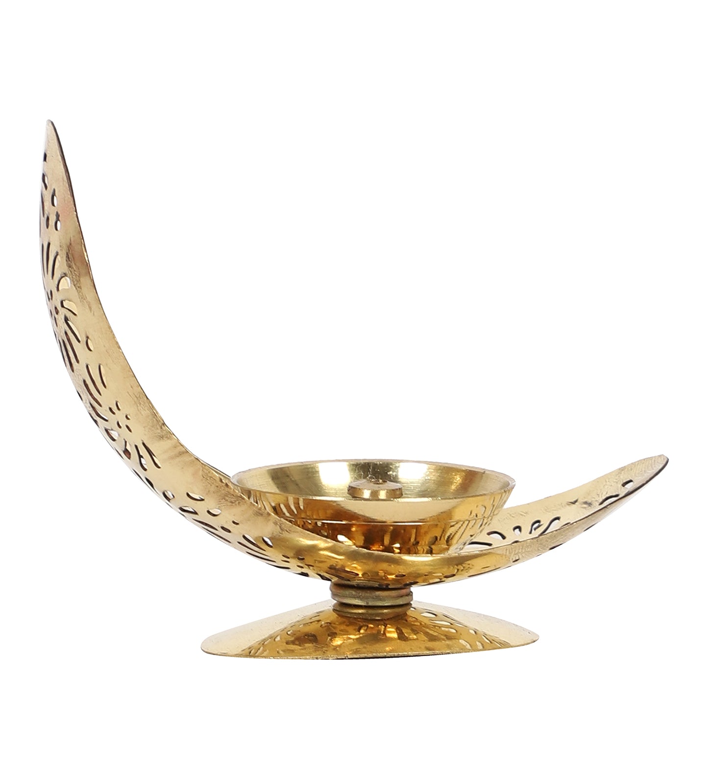 Moon Shape Brass Akhand Dia