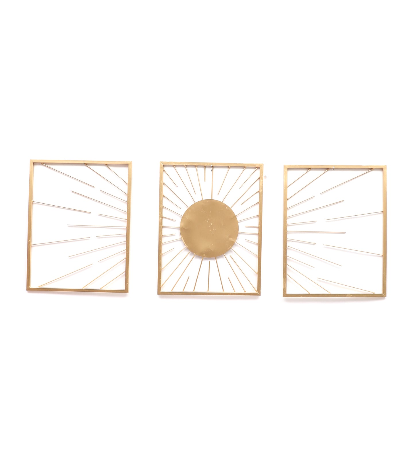 Sun Metall Wall Decor Set of 3