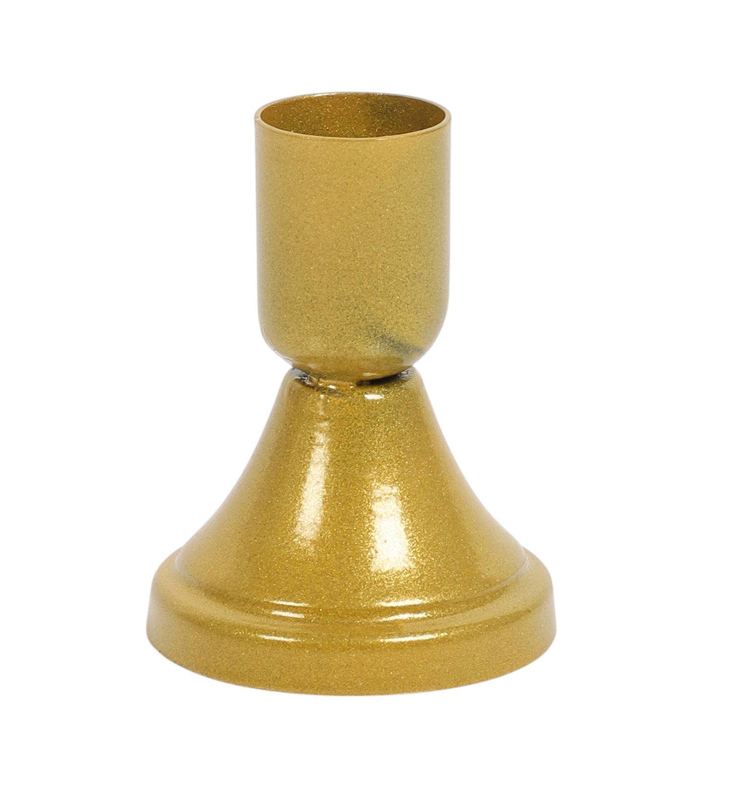 Small Black & Gold Candle Stand Set of 3