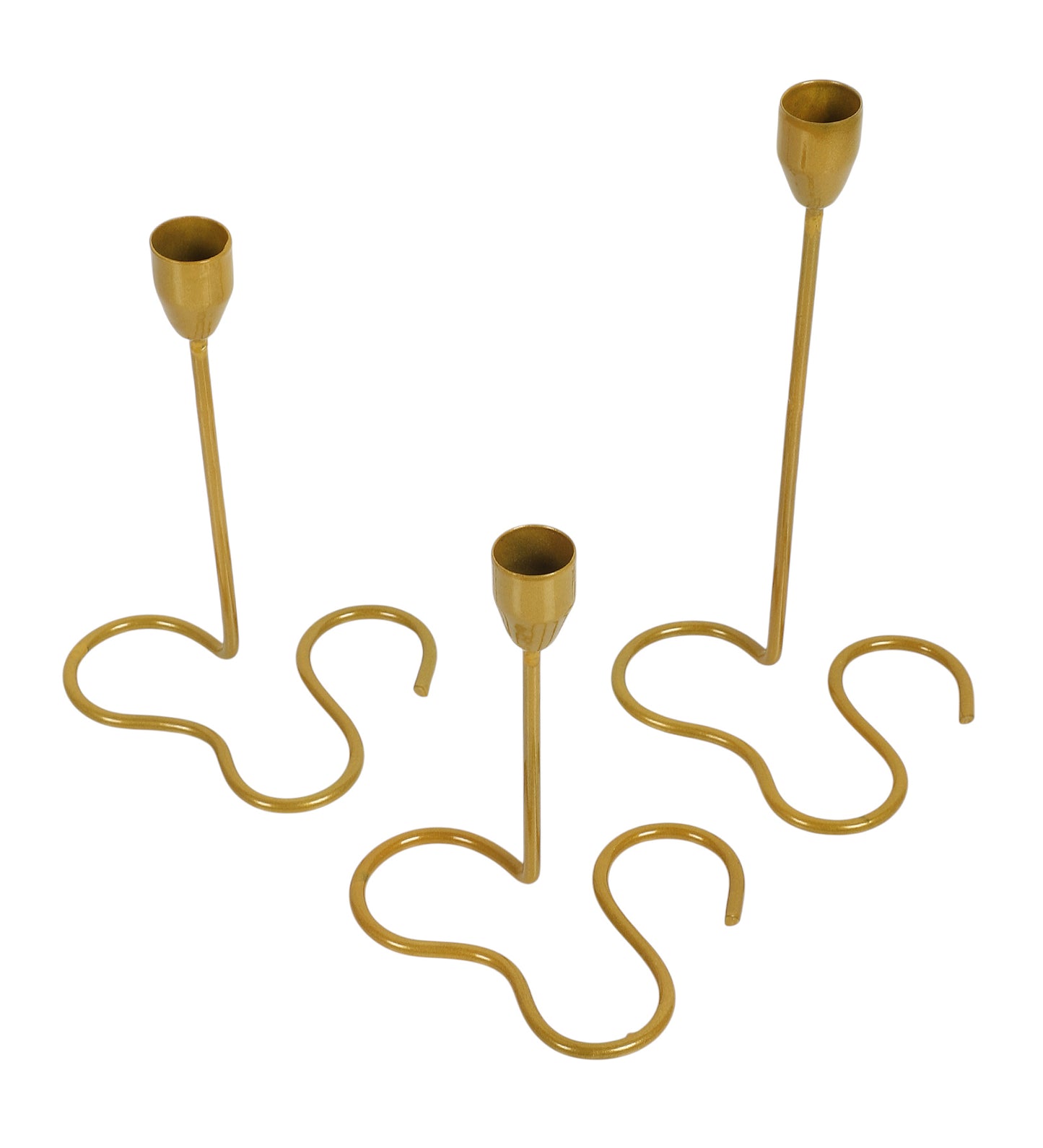 Metal Wired Candle Stand Set of 3