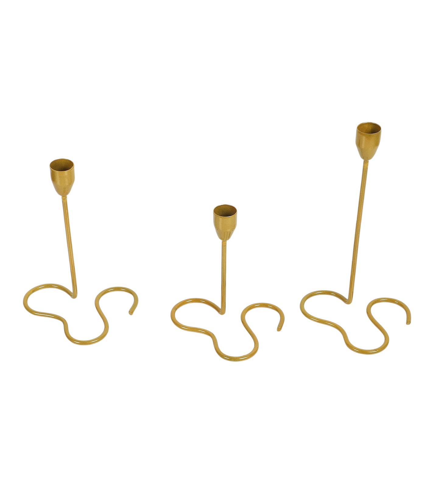 Metal Wired Candle Stand Set of 3