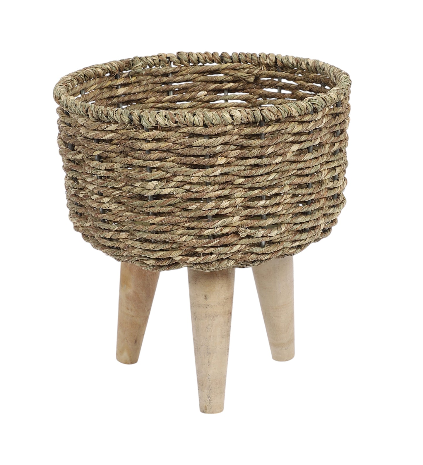 Biege Jute Planter Set of 3