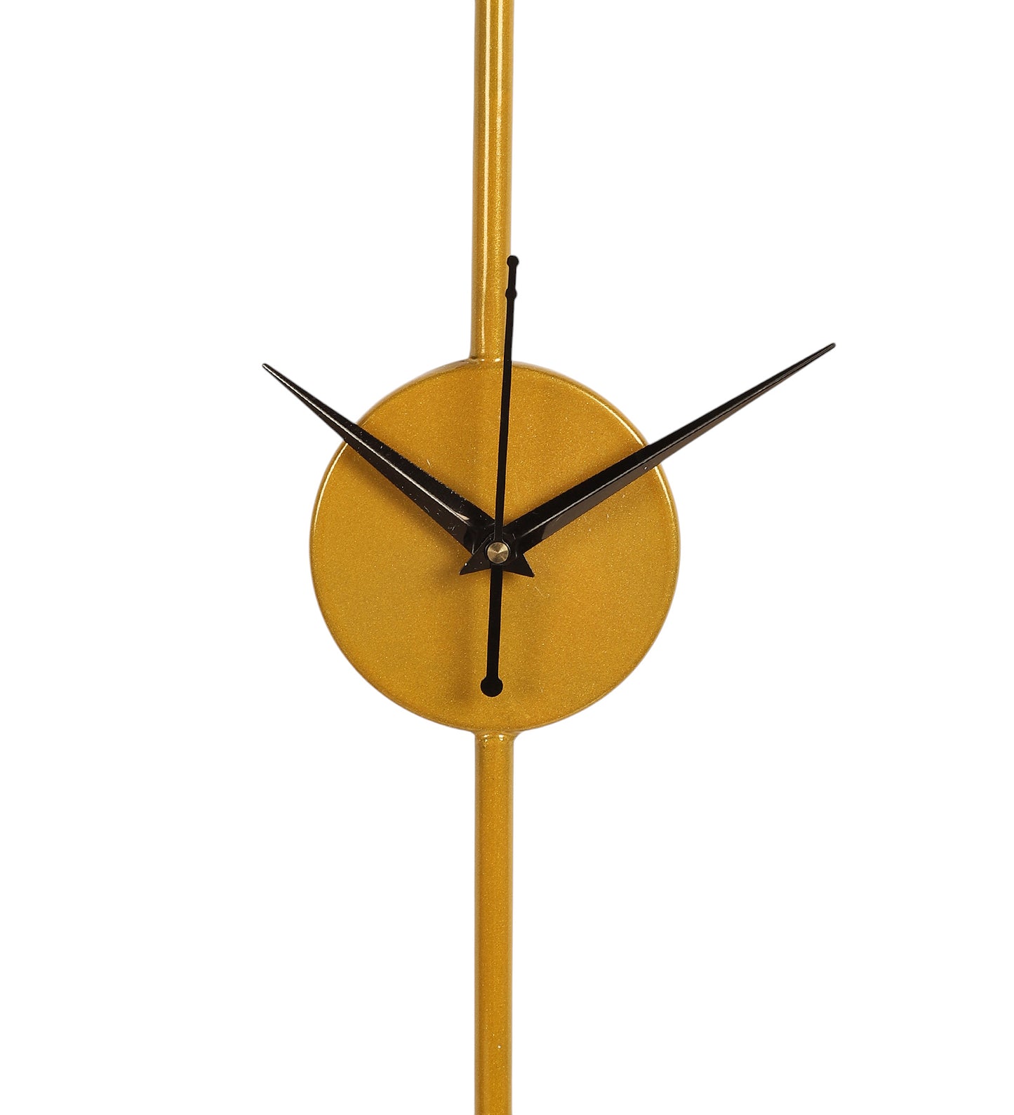 Metal Half Ring Piped Clock