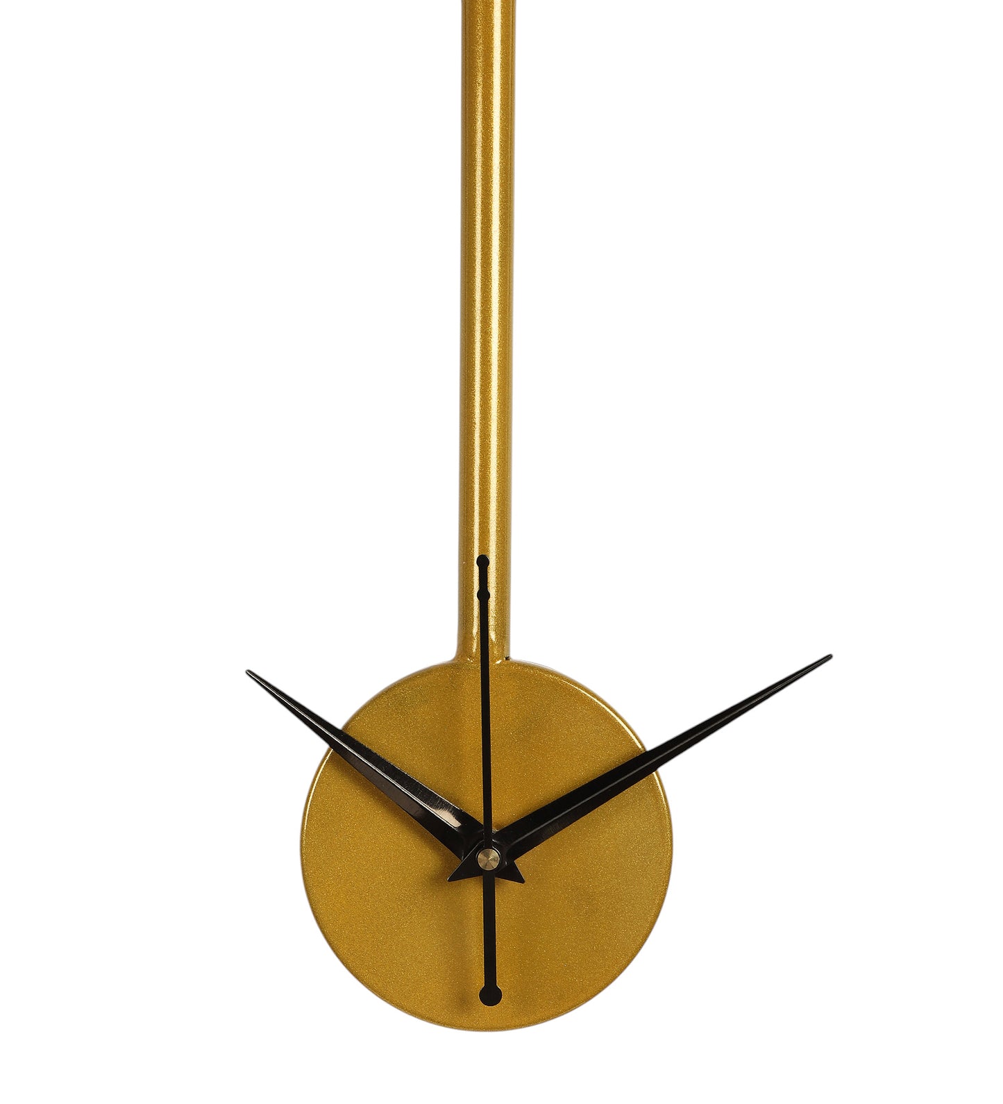 Metal Gold Double Ring Wall Clock