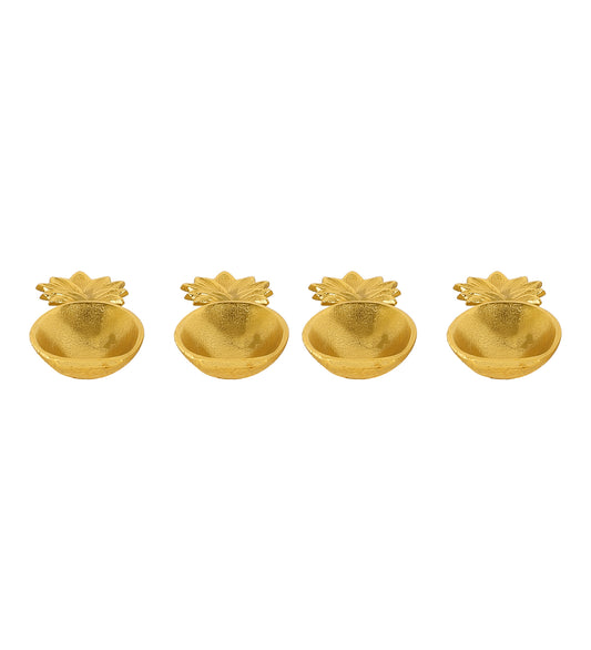 Pineapple ALuminium Platter Set of 4