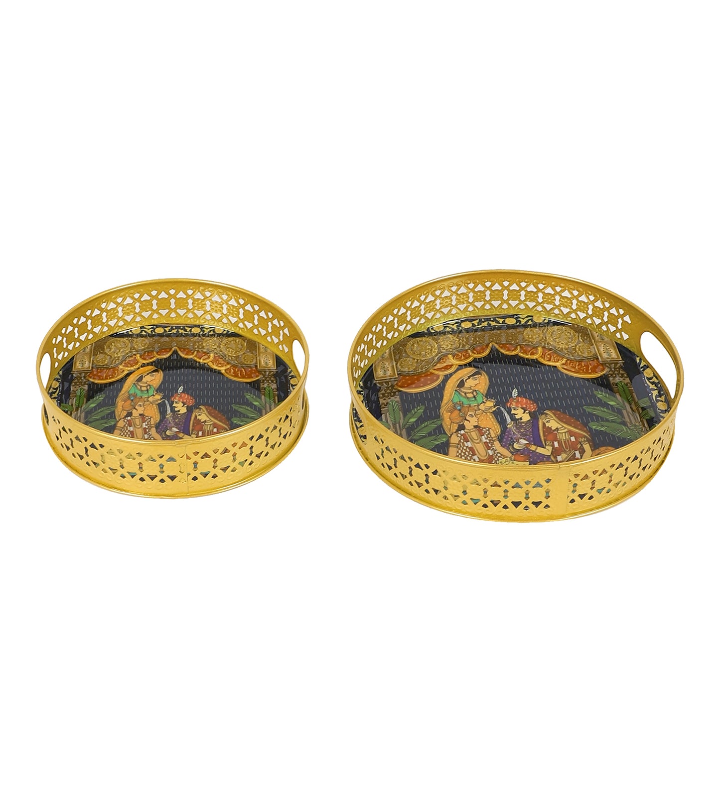 Wedding Design Tray Set of 2