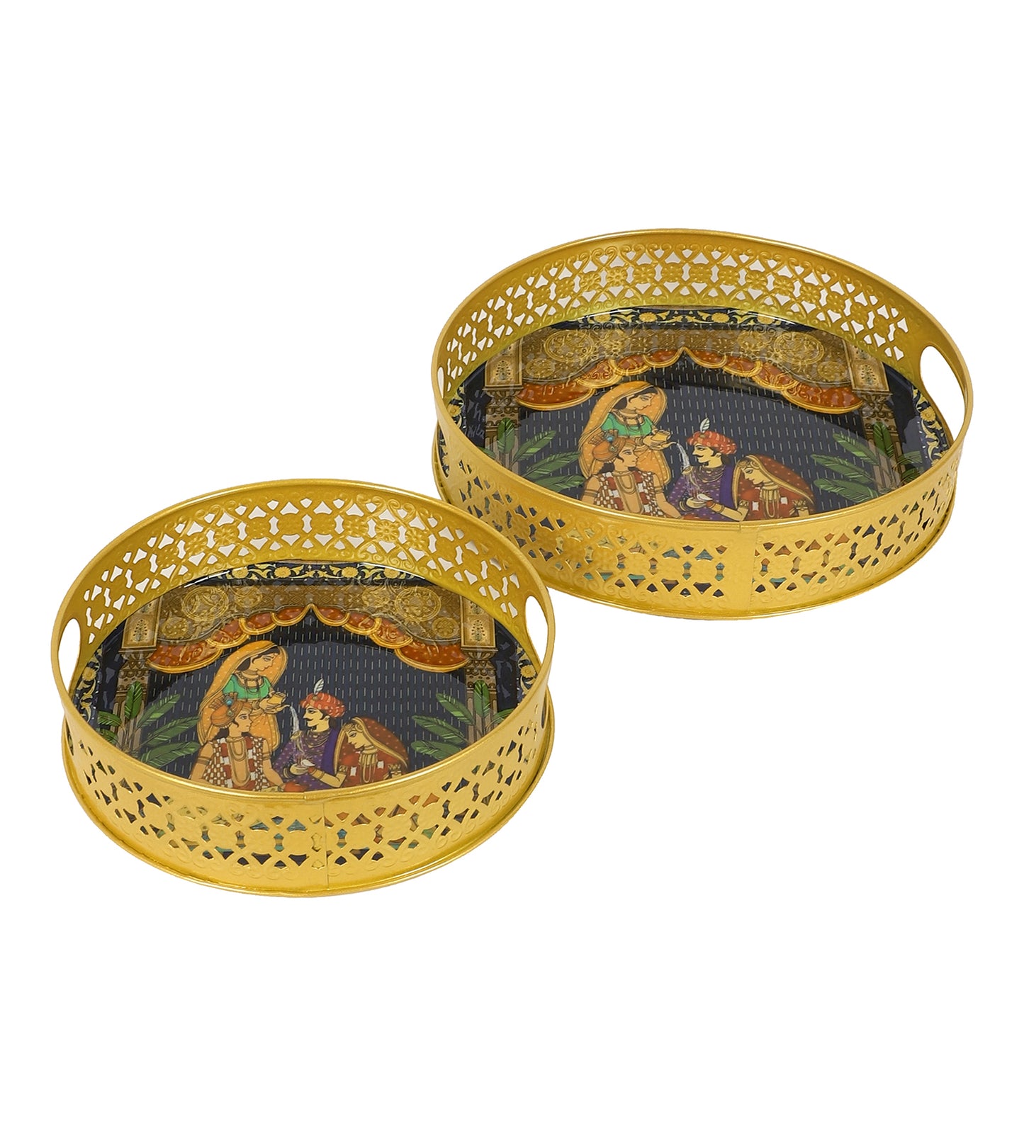 Wedding Design Tray Set of 2