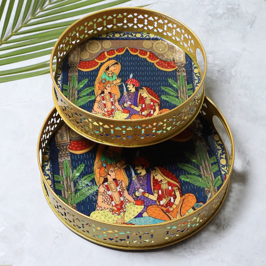 Wedding Design Tray Set of 2