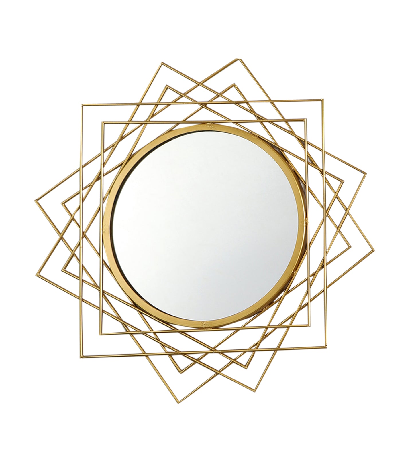 Cross Lines Wired Wall Miror