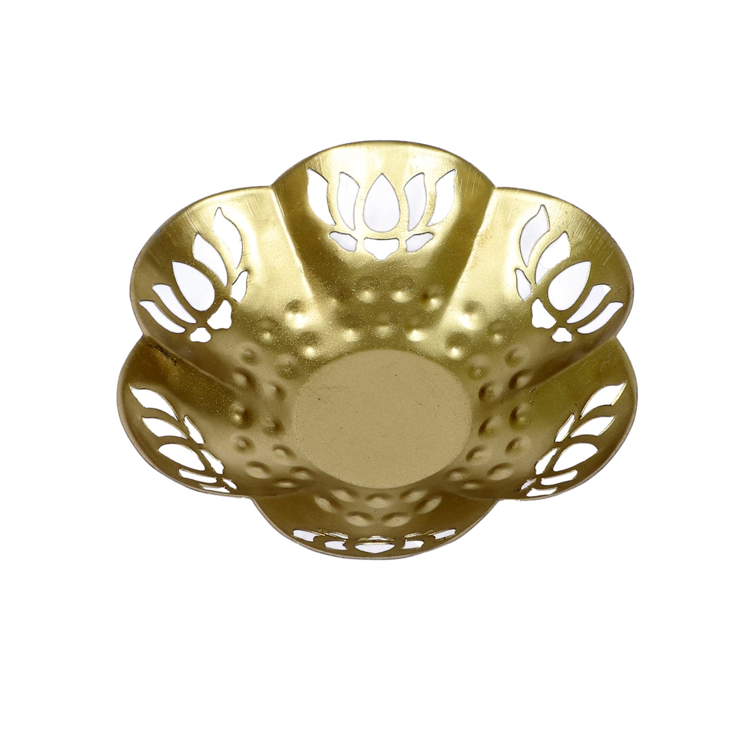 Flower Lotus Cut Tealight Holder Set of 3