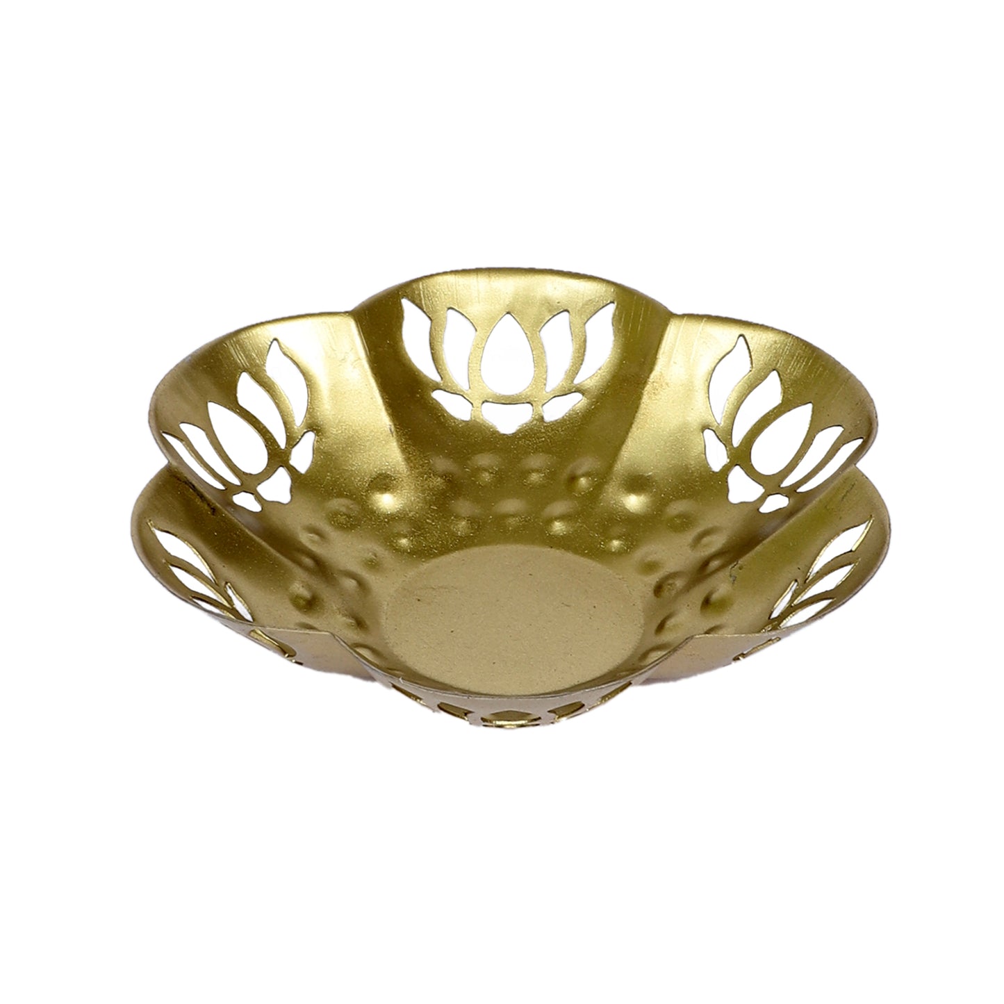 Flower Lotus Cut Tealight Holder Set of 3