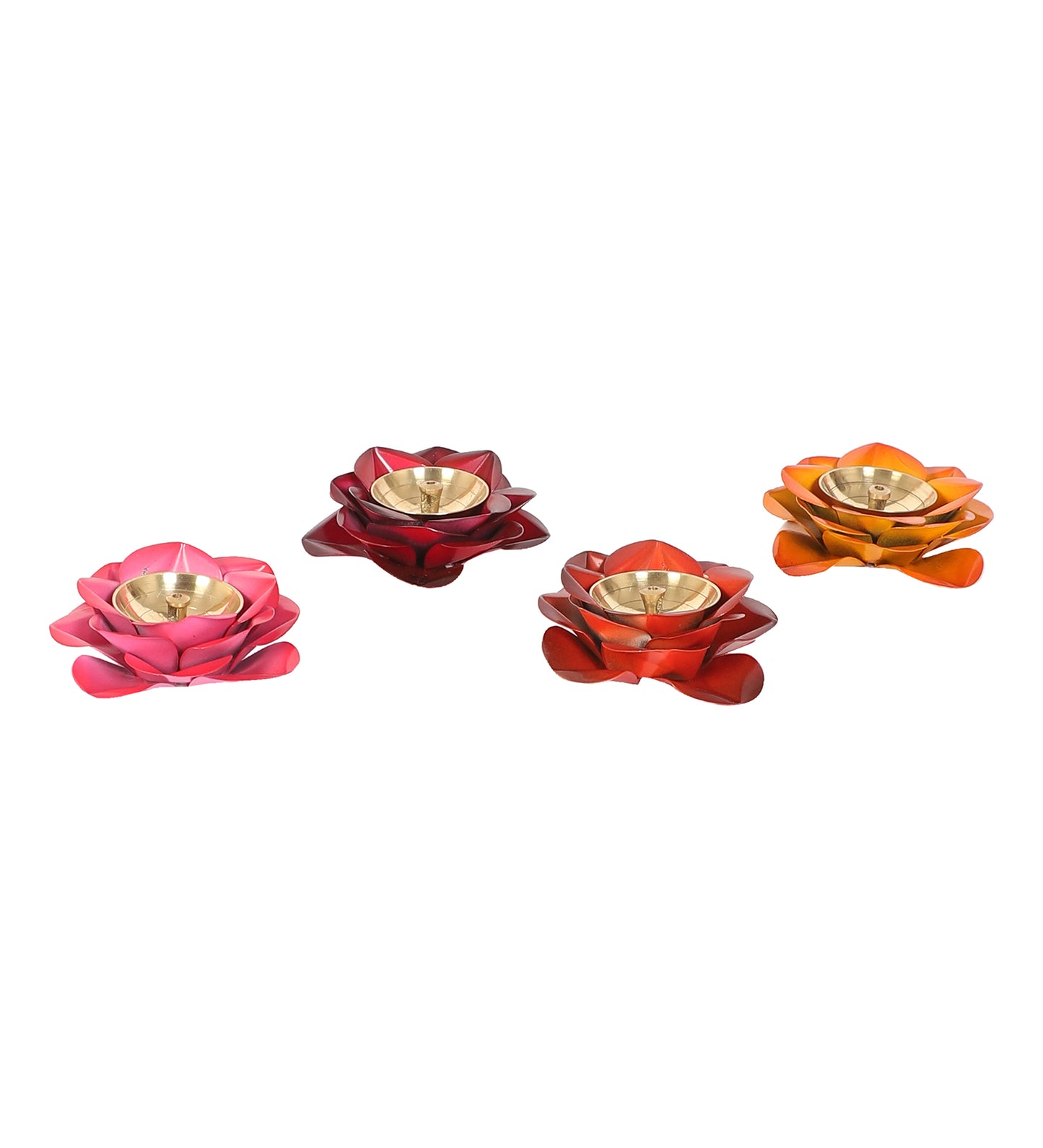 Small Multicolor Metal Dia Set of 3