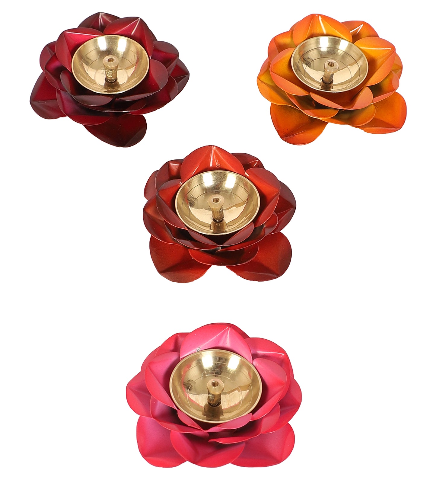 Small Multicolor Metal Dia Set of 3