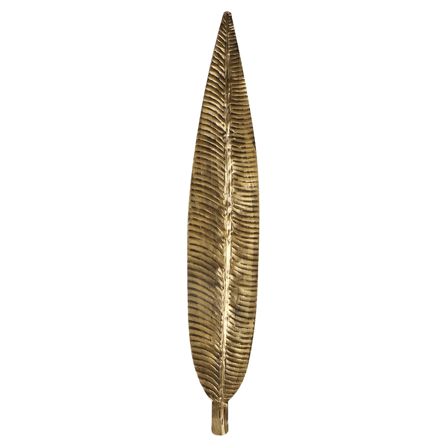 Long Antique Leaves Wall Décor Set of 2