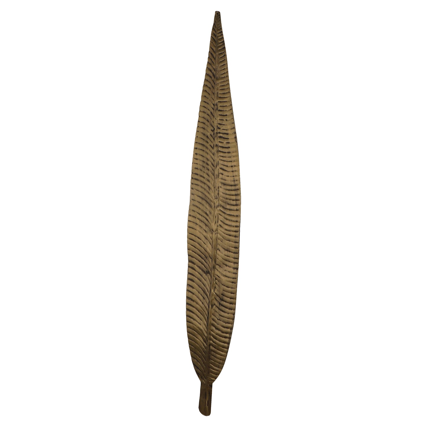 Long Antique Leaves Wall Décor Set of 2