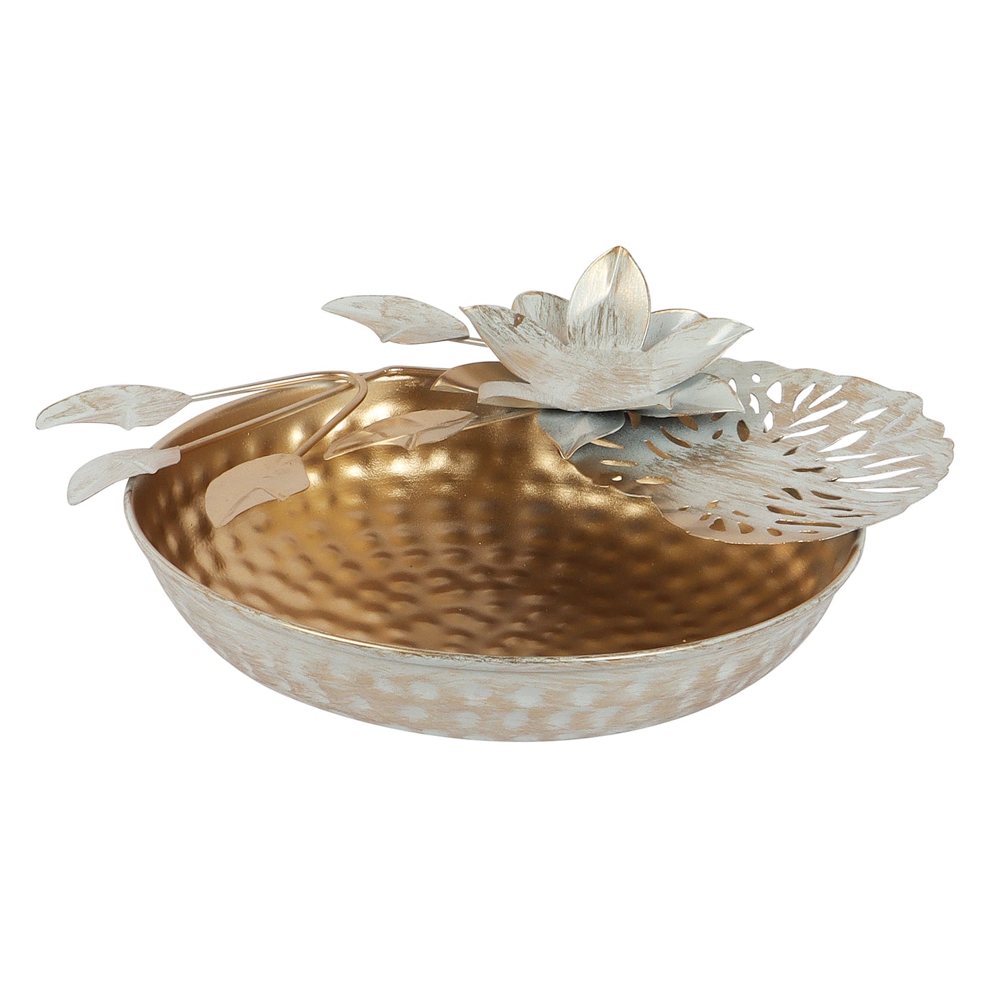 Gold & White urli Bowl