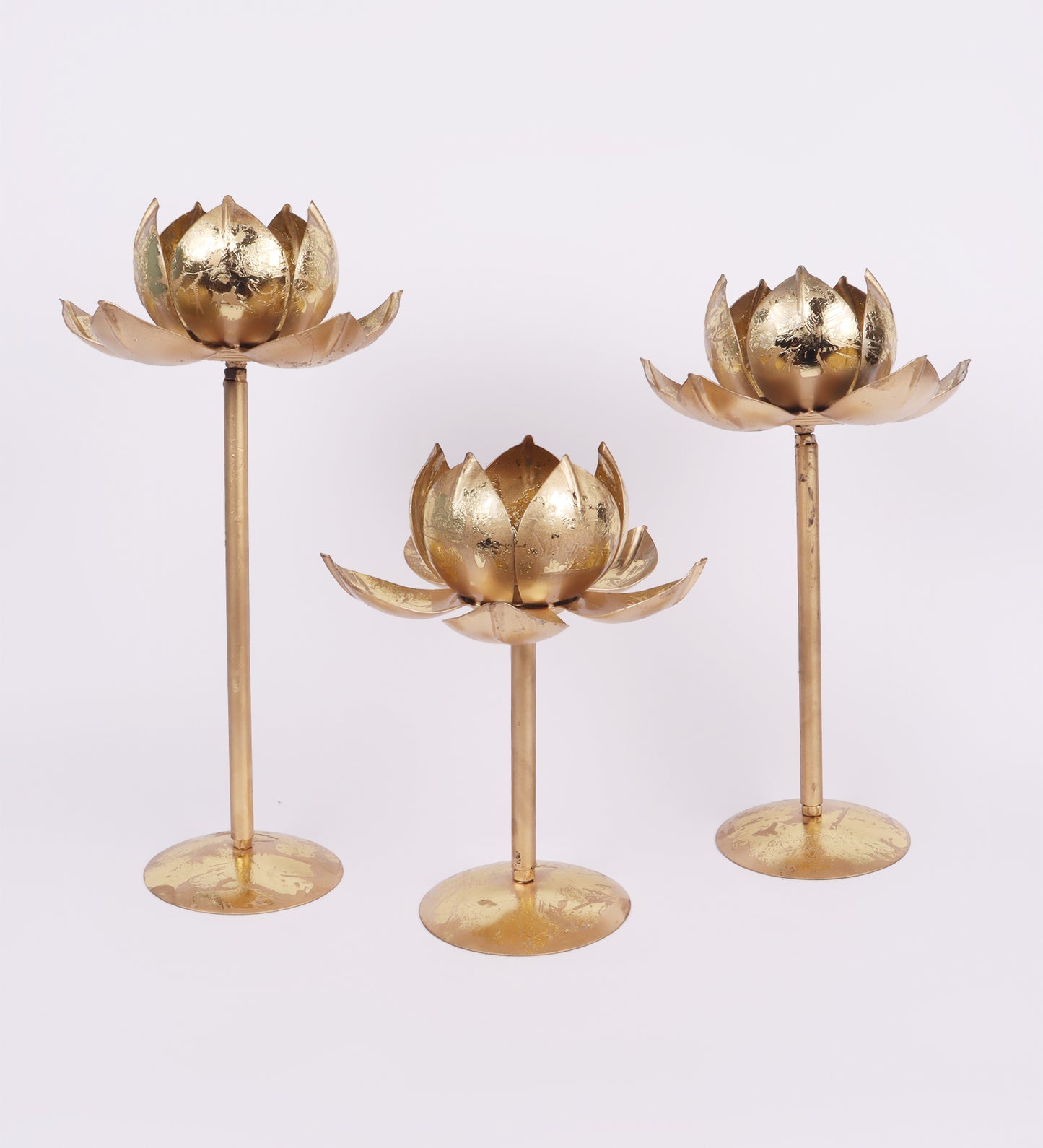 Detachable Lotus Teailight Holder Set of 3