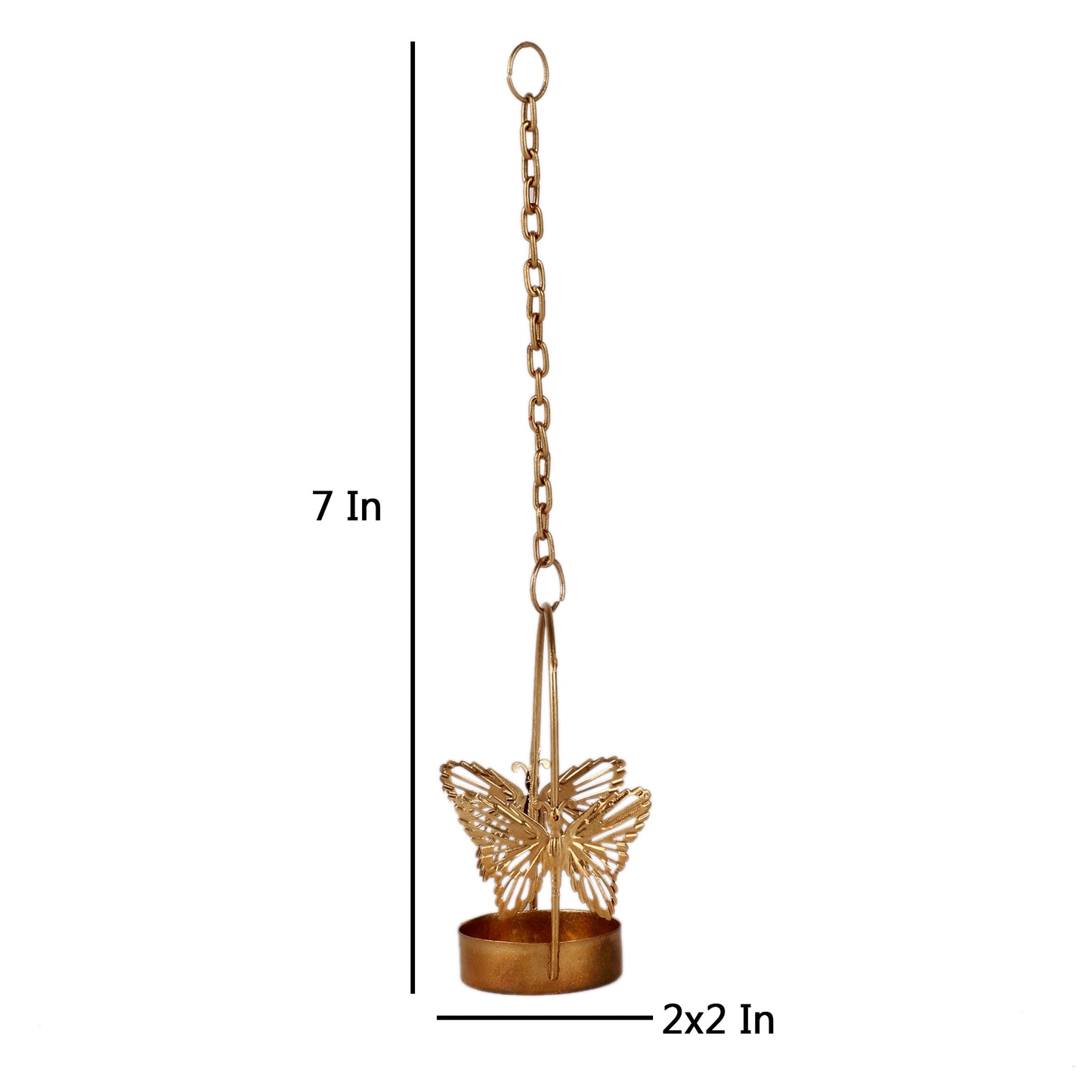 Hanging Butterfly Tealight Holder Set of 4