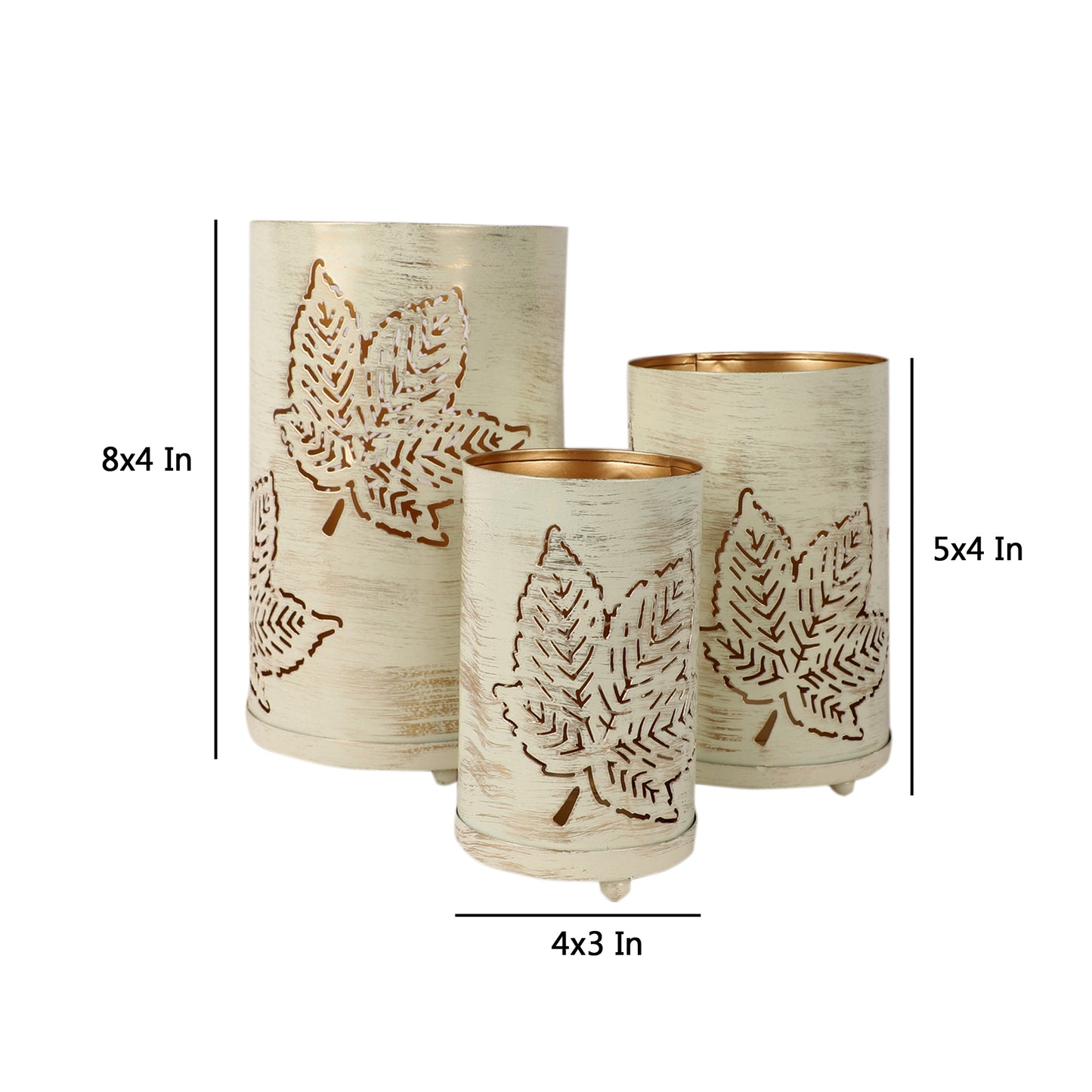 White Maple Votive Set of 3