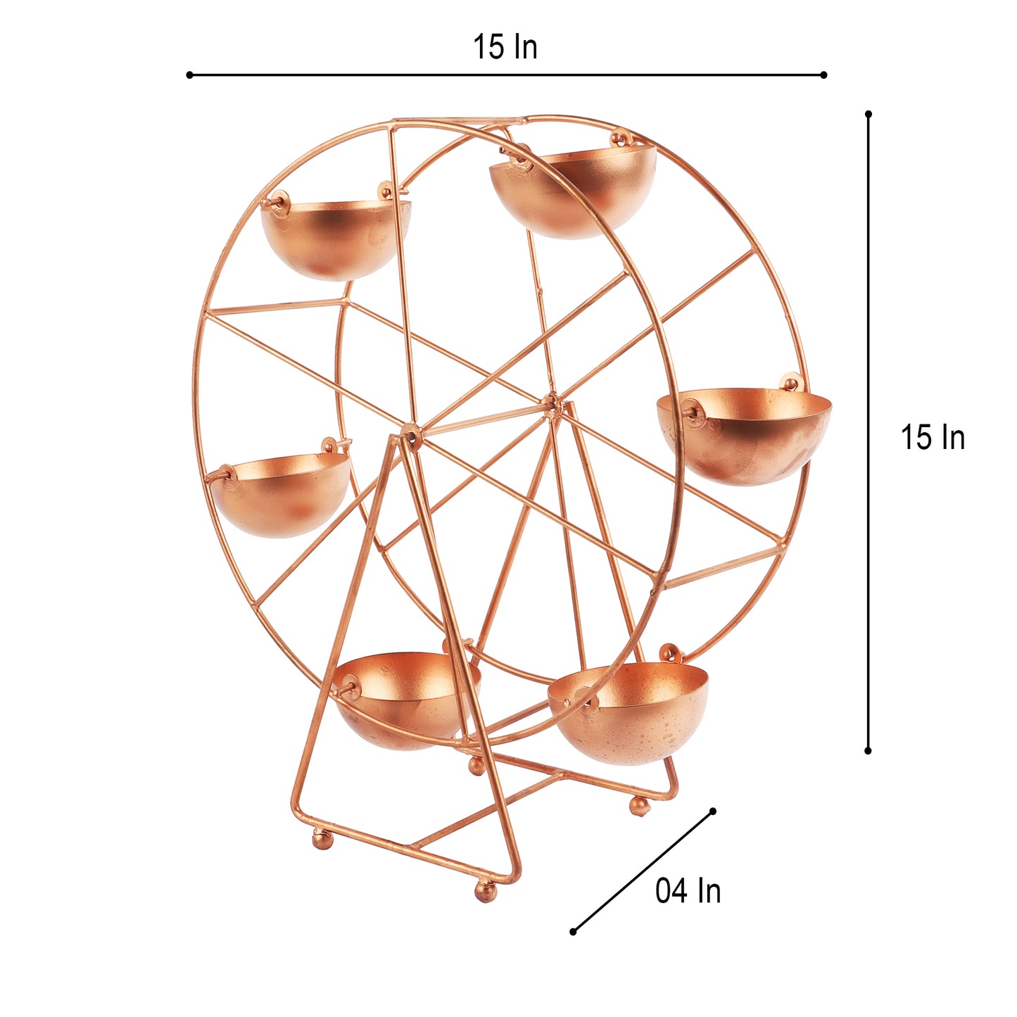 Wheel Revolving Tealight Holder