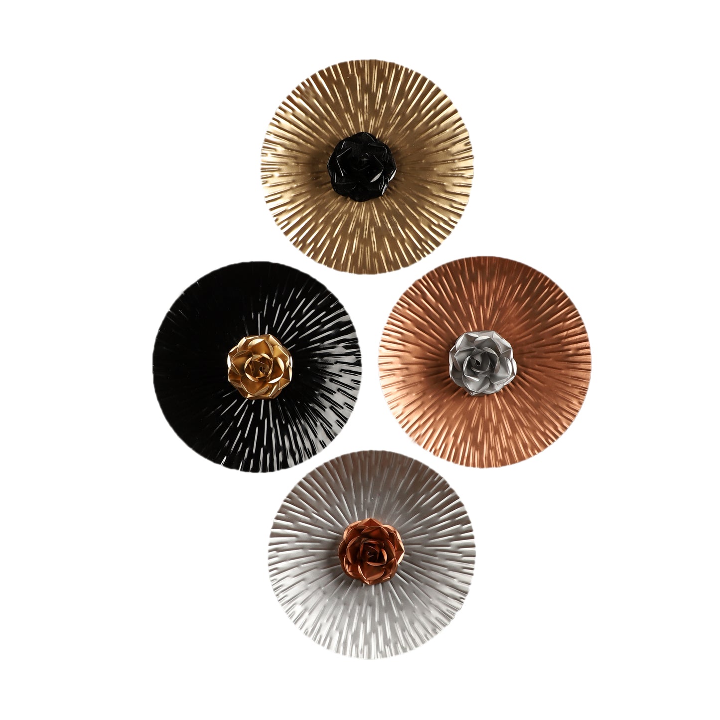 Rose Wall Décor Set of 4