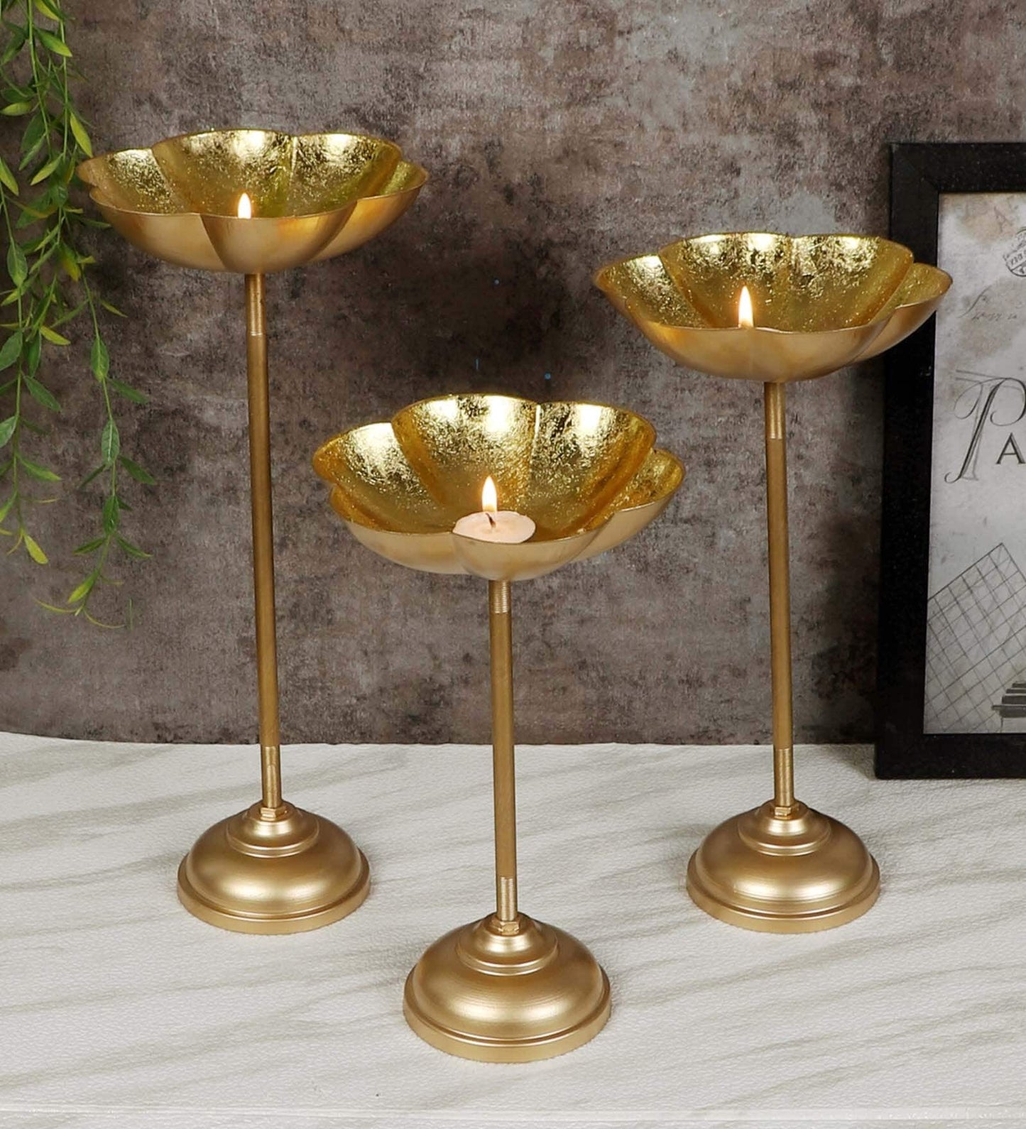 Foil Lotus Detachable Set of 3