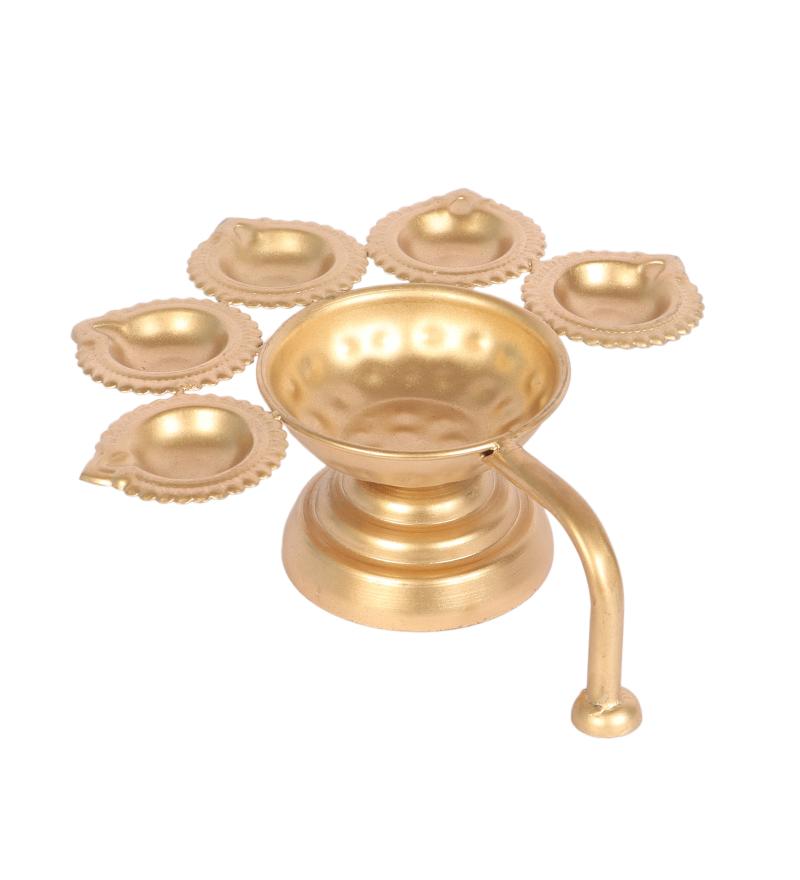 Lotus Dia Akhand Jyot With handle