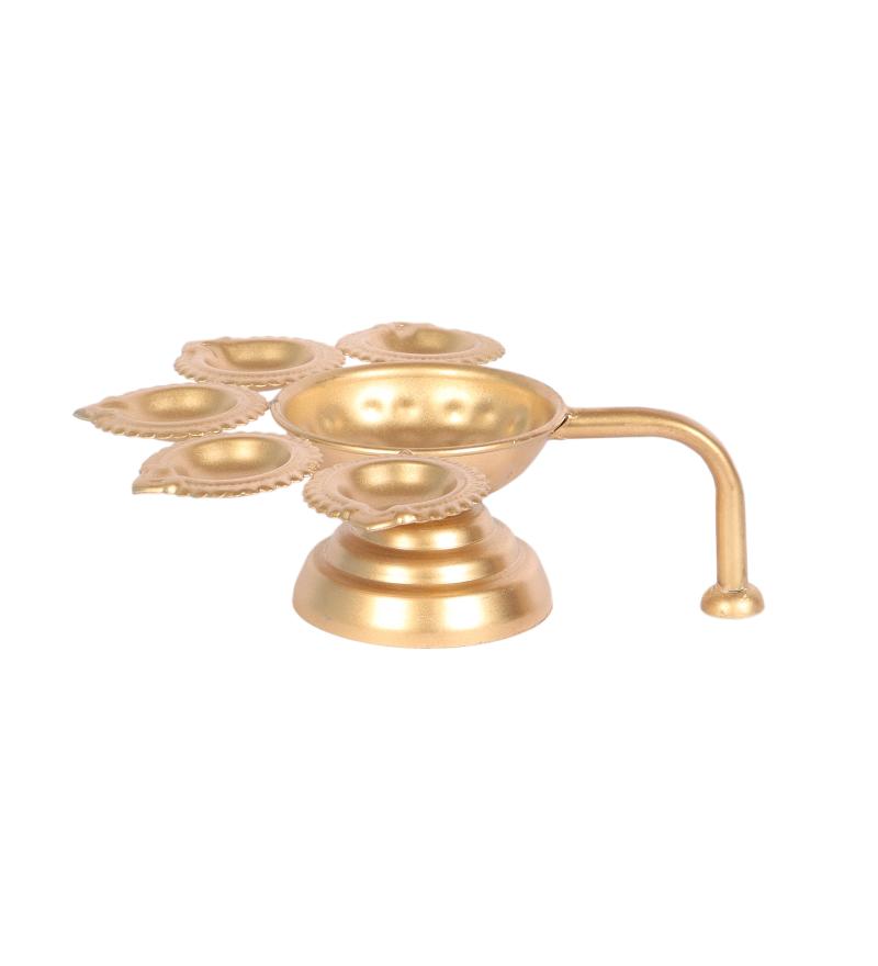 Lotus Dia Akhand Jyot With handle