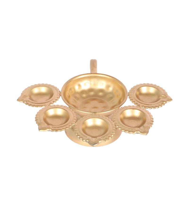 Lotus Dia Akhand Jyot With handle