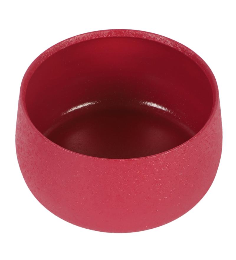 Maroon Bowl Textured Planter Set of 2
